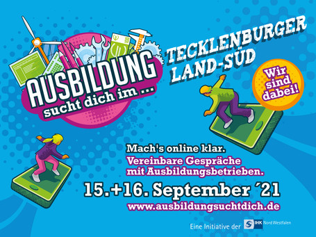 Banner Regionales Azubi-Speed-Dating im Tecklenburger Land – Süd