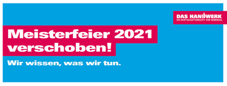 Banner Absage Meisterfeier 2021