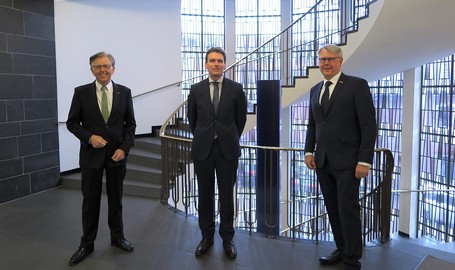 Gruppenbild Austausch Fachhochschule Münster und HWK Münster