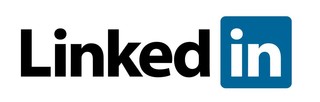 Logo LinkedIn mit Rand