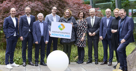 Gruppenbild Jury Innovationspreis Münsterland 2024