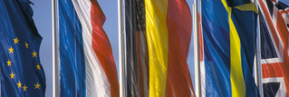 Verschiedene Länder Flaggen von EU-Mitgliedsstaaten