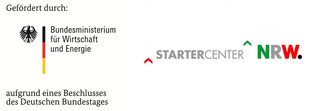 BMWi und StarterCenter NRW Logo